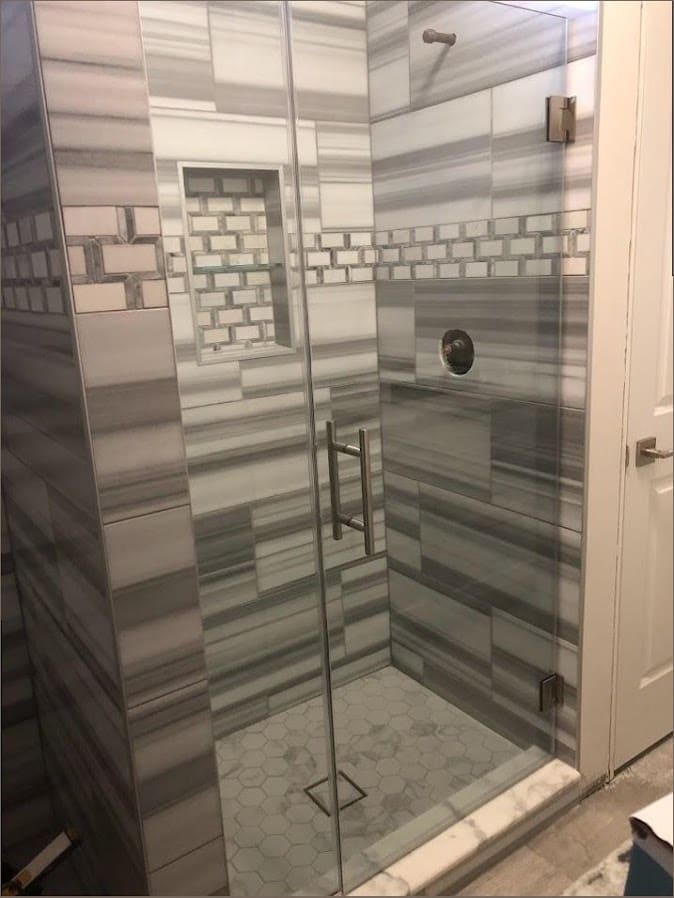 Bathroom fixture work completed in a Morrisville home renovation
